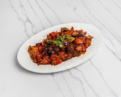 VEG CHILLI MOMO (5 pieces)